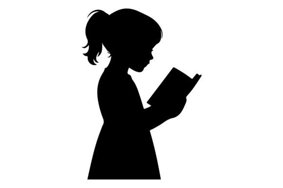 Girl with Book SVG: Graphics & Freebies Review