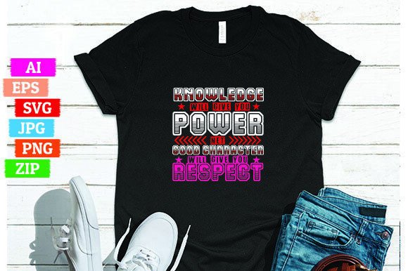 Knowledge Will Give You Power Graphics Freebies