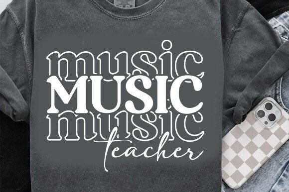 Music Teacher SVG, T-Shirt Design Review