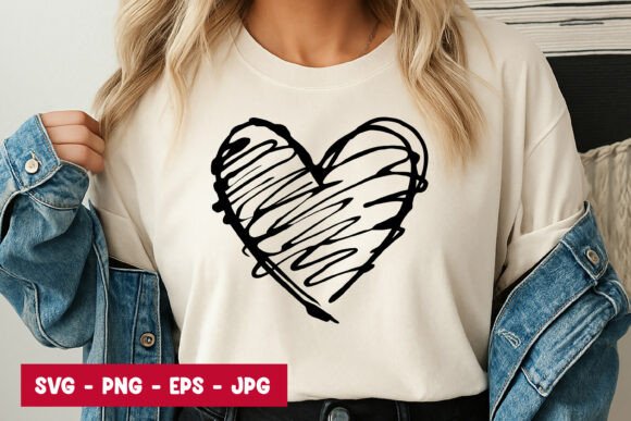 Scribble Heart SVG: Free Graphics for Crafters